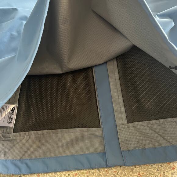 Outdoor Research Women’s Stratoburst Stretch Rain Jacket Small Olympic Blue - Picture 13 of 13